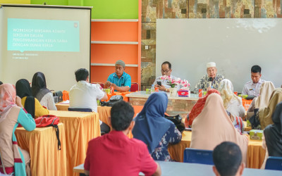 SMK Negeri 1 Bangkinang menggelar Workshop Untuk Pengembangan Kerja Sama dengan Dunia Kerja